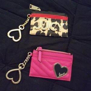 VS and Juicy Coture ID holder/coin purse